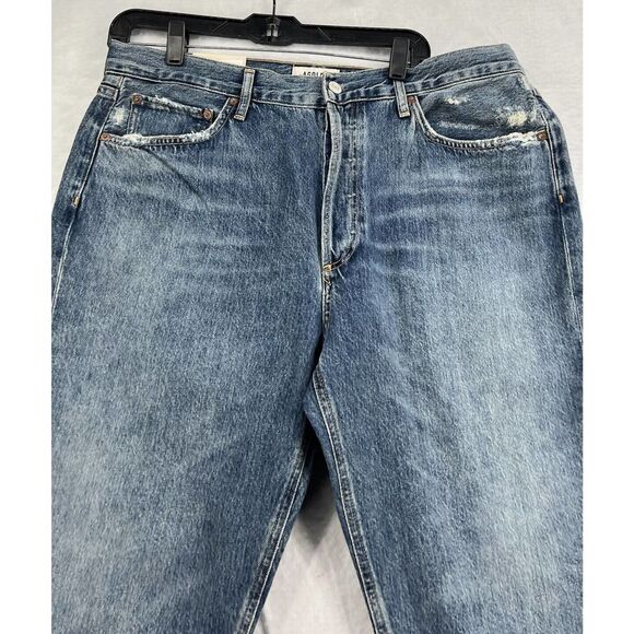 Agolde RILEY HIGH RISE STRAIGHT CROP IN FREQUENCY - Picture 4 of 14